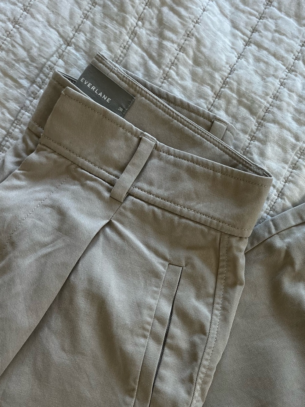 Everlane Stone Pleated wide leg trousers